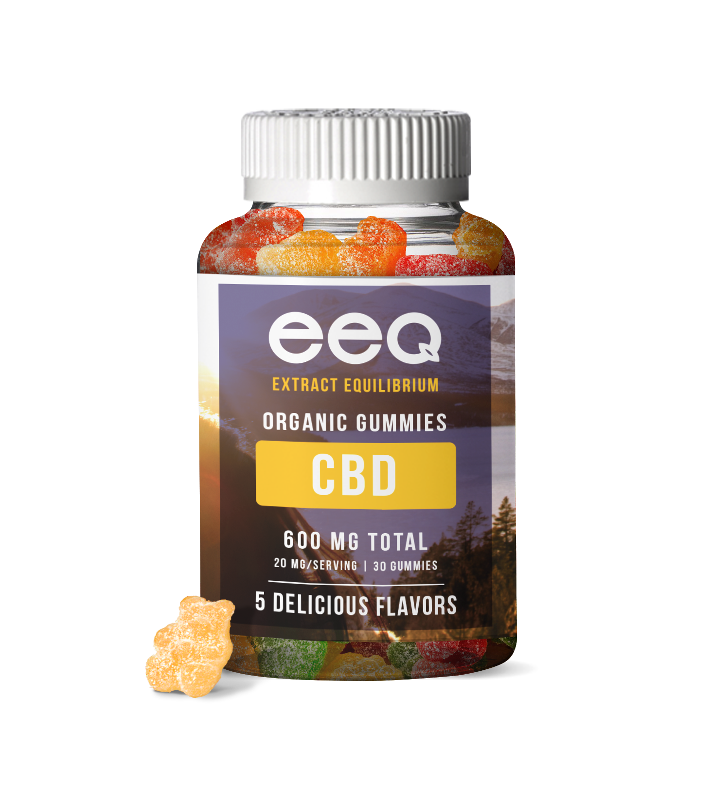 Organic 600mg CBD Gummies