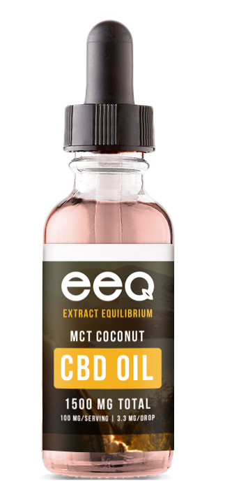 Organic 1500mg CBD Infused MCT Coconut Oil